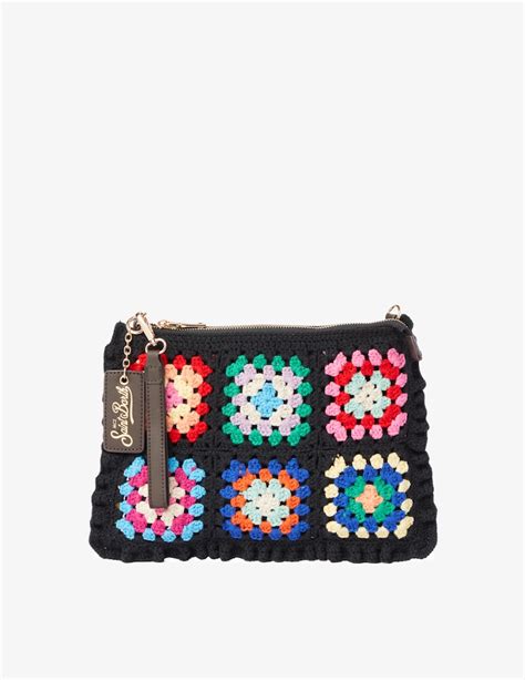 saint barth crochet pochette.